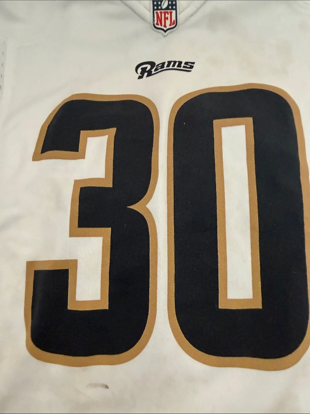 Youth Nike White Los Angeles Rams #30 Jersey